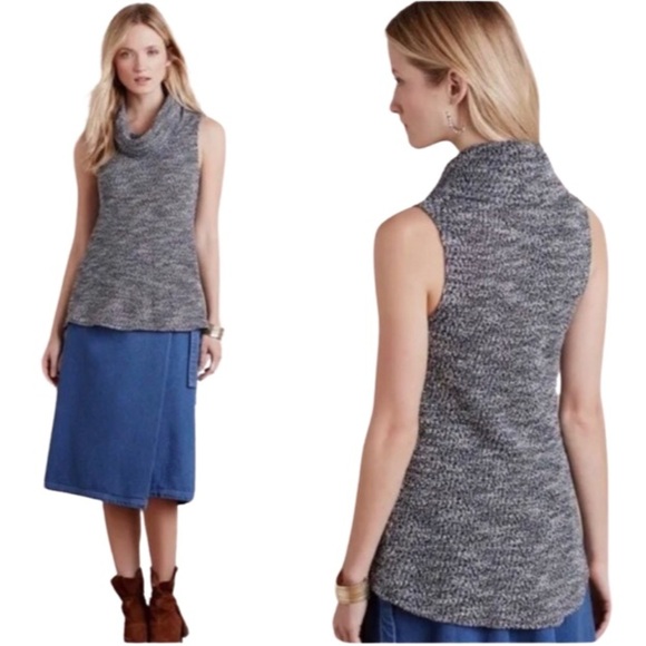 ANTHROPOLOGIE Dolan Sleeveless Cowl Neck Sweater - Picture 1 of 11